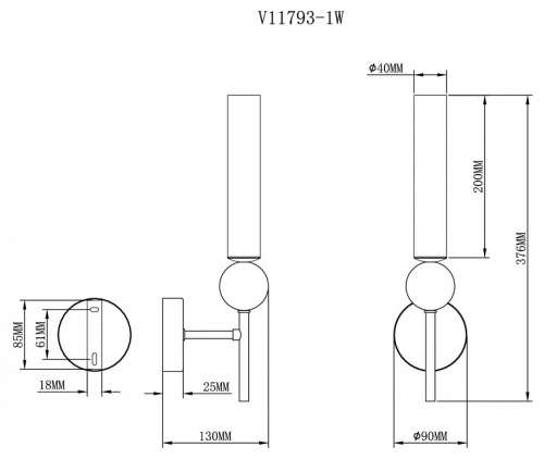 Бра Moderli Illis V11793-1W в Нижнем Новгороде фото 2