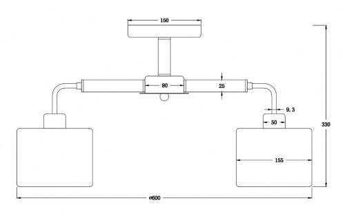 Люстра на штанге Freya Helen FR5329-PL-05-CH в Нижнем Новгороде фото 5
