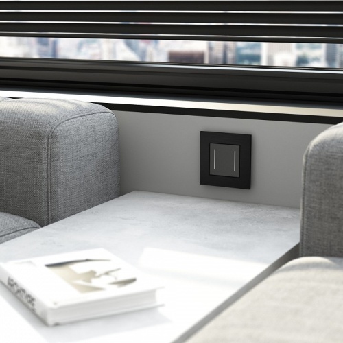 Рамка на 1 пост Werkel AluMax черный алюминий W0013508 в Нижнем Новгороде фото 2