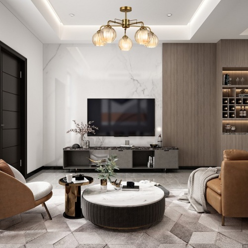 Люстра на штанге Escada Clever 1135/5P в Нижнем Новгороде фото 3