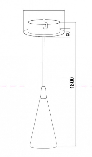 Подвесной светильник Maytoni Nevill P318-PL-01-N в Советске фото 2