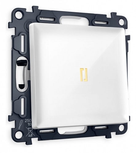 Выключатель одноклавишный с подсветкой без рамки Ambrella Volt ALFA MA102010 в Нижнем Новгороде