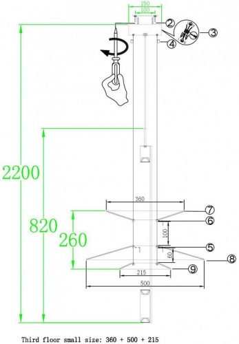 Подвесной светильник ST-Luce Isola SL6101.413.01 в Нижнем Новгороде фото 7