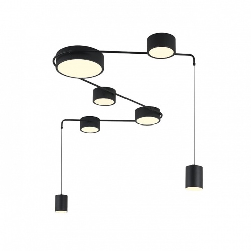 Потолочная люстра Indigo Modulo 14028/7С Black в Нижнем Новгороде фото 3