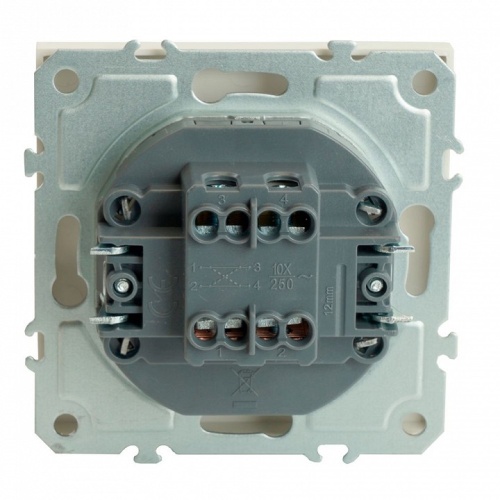 Переключатель перекрестный одноклавишный без рамки Stekker Эмили 49871 в Нижнем Новгороде фото 8