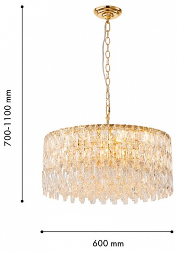 Подвесная люстра Favourite Robby 4722-12P в Нижнем Новгороде фото 2