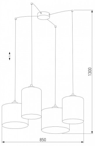 Подвесная люстра TK Lighting Juta 6585 Juta в Нижнем Новгороде фото 2