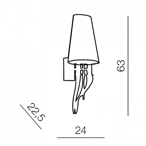 Бра Azzardo Diablo AZ0087 в Нижнем Новгороде фото 2