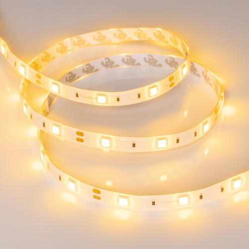 Лента RTW 2-5000SE 12V Yellow (5060, 150 LED, LUX) (Arlight, 7.2 Вт/м, IP65) в Дзержинске