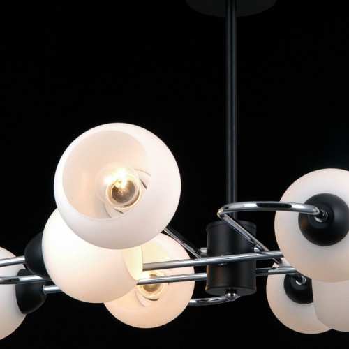 Люстра на штанге ILLUMICO  IL0451-8PCSQ-79 BK в Нижнем Новгороде фото 2