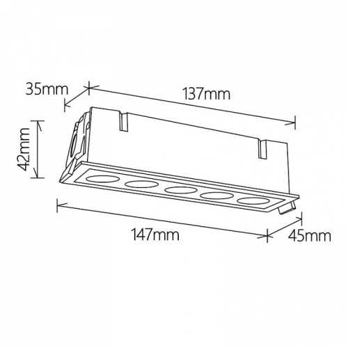 Встраиваемый светильник Mantra BLAU 9132 в Нижнем Новгороде фото 2