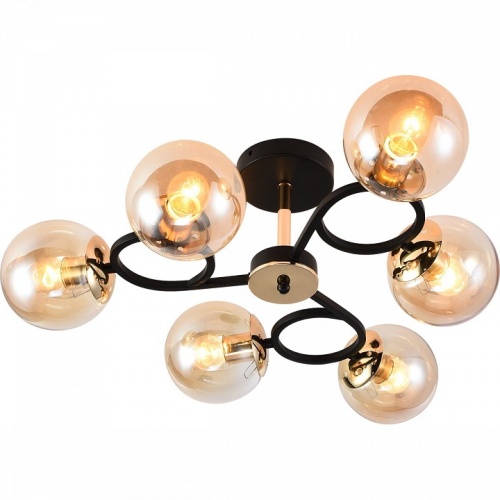 Люстра на штанге 01338-0.3-06 BK+FGD в Нижнем Новгороде фото 4