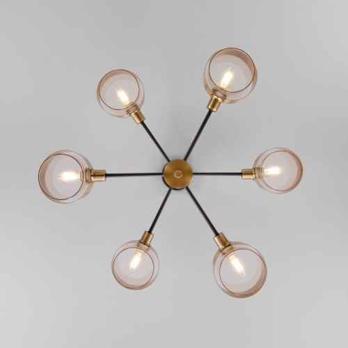 Люстра на штанге Eurosvet Arcada 70127/6 черный в Нижнем Новгороде фото 4