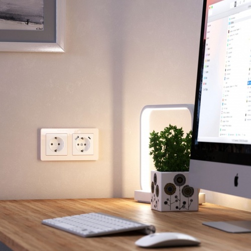 Рамка на 2 поста Werkel Acrylic (айвори) W0022743 в Нижнем Новгороде фото 3