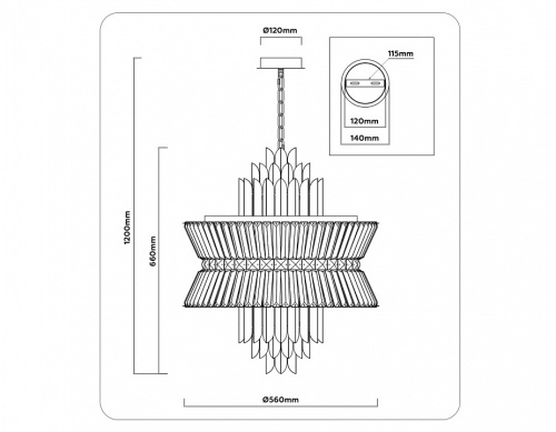 Подвесной светильник Ambrella Light LH LH41020 в Нижнем Новгороде фото 5