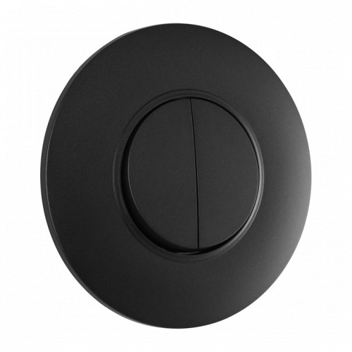 Выключатель двухклавишный Arte Milano SET08-1 SET08-1-30-2 black в Нижнем Новгороде