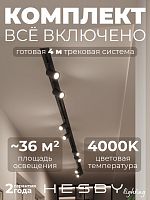 Комплект трековый Hesby Lighting Skylite №3 HSBL_kompl_S003_VI4B4K в Нижнем Новгороде