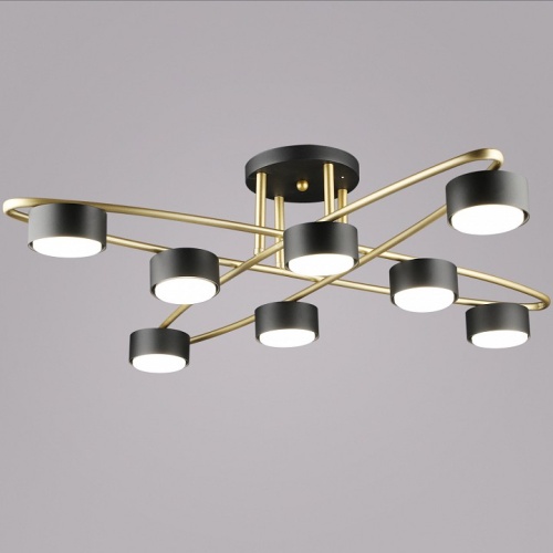 Люстра на штанге  06658-0.3-08 GD+BK GX53 в Нижнем Новгороде