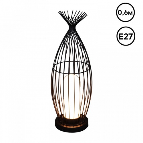 Наземный низкий светильник  09981-0.7-001JH 0.6M E27 BK RLOS в Нижнем Новгороде фото 4