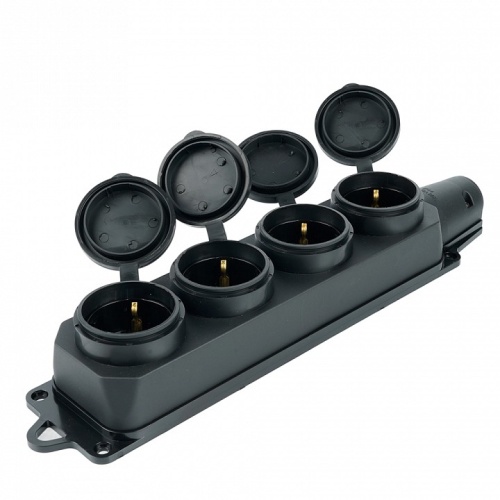 Розетка переносная разборная с заземлением и крышкой Stekker Одри 39019 в Нижнем Новгороде фото 4