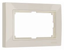 Рамка для двойной розетки Werkel Snabb Basic (слоновая кость) W0082003 в Нижнем Новгороде