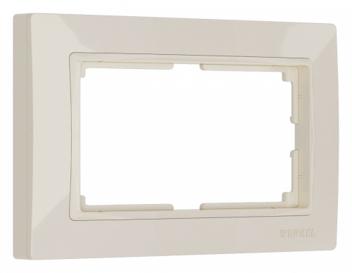 Рамка для двойной розетки Werkel Snabb Basic (слоновая кость) W0082003 в Нижнем Новгороде