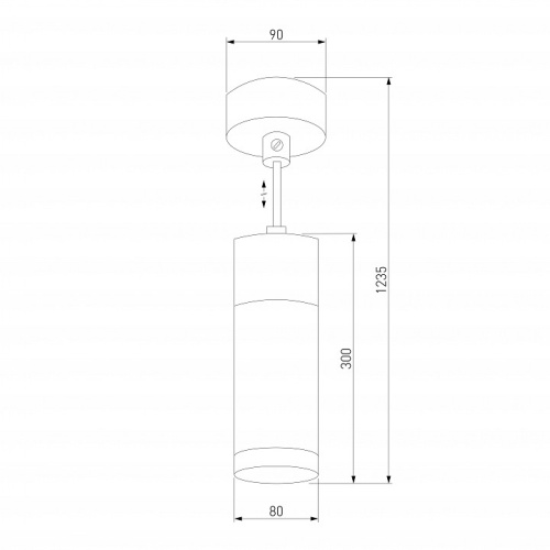 Подвесной светильник Eurosvet Double Topper 50135/1 LED хром/черный 12W в Саратове фото 2