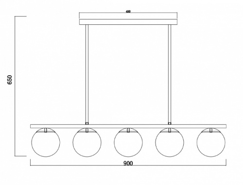 Светильник на штанге Freya Zing FR5199PL-05BS в Нижнем Новгороде фото 3