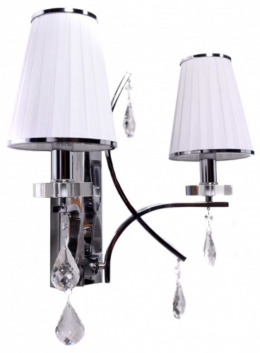 Бра LUMINA DECO Glamour LDW 66247-2 WT+CHR в Нижнем Новгороде