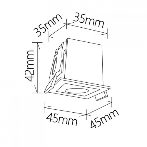 Встраиваемый светильник Mantra BLAU 9126 в Нижнем Новгороде фото 2