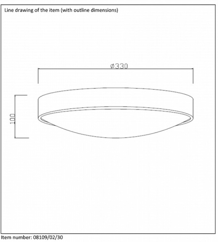 Накладной светильник Lucide Lex 08109/02/30 в Коркино фото 2