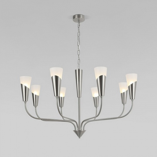Подвесная люстра Eurosvet Rhyton 60167/8 никель в Нижнем Новгороде фото 8