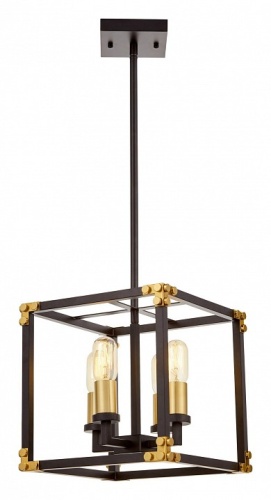 Люстра на штанге LUMINA DECO Waldorf LDP 1140-4 BK+MD в Нижнем Новгороде