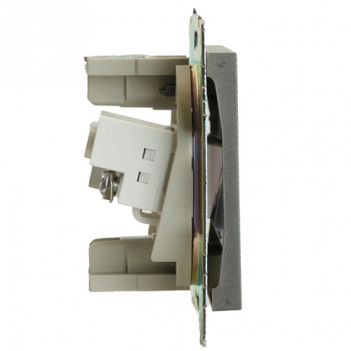 ТВ-розетка и розетка Ethernet RJ-45 без рамки Stekker Катрин 49417 в Нижнем Новгороде фото 6