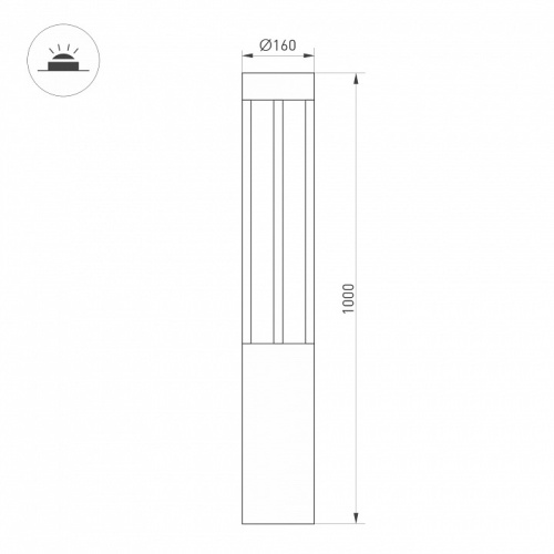 Наземный высокий светильник Arlight LGD-CASTELLO-BOLL 047685 в Нижнем Новгороде фото 8