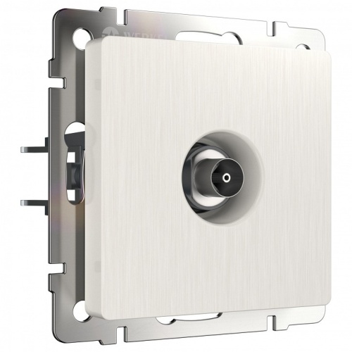 ТВ-розетка оконечная без рамки Werkel перламутровый рифленый W1183013 в Нижнем Новгороде