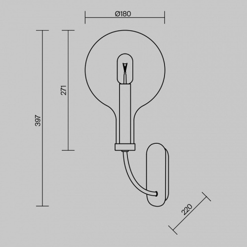 Бра Maytoni Status MOD333WL-01B в Нижнем Новгороде фото 4