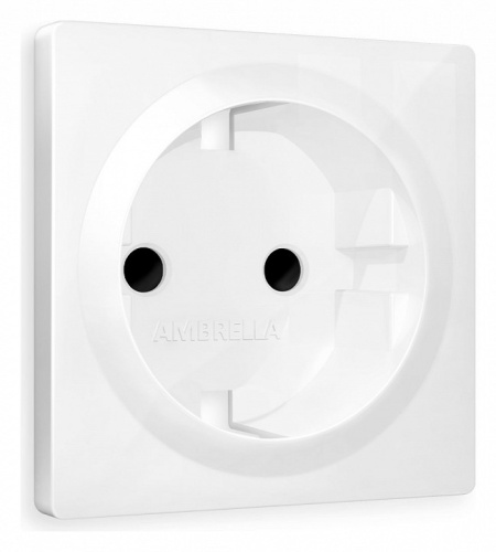 Накладка для розетки с заземлением и со шторками Ambrella Volt ALFA AP1070 в Нижнем Новгороде