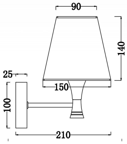 Бра Freya Perfetto FR5098WL-01BBS в Нижнем Новгороде фото 2