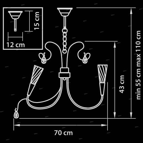 Подвесная люстра Lightstar Aereo 711092 в Нижнем Новгороде фото 3
