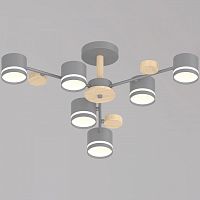 Люстра на штанге 68730 68730-0.3-06 GX53 GREY+WOOD в Нижнем Новгороде