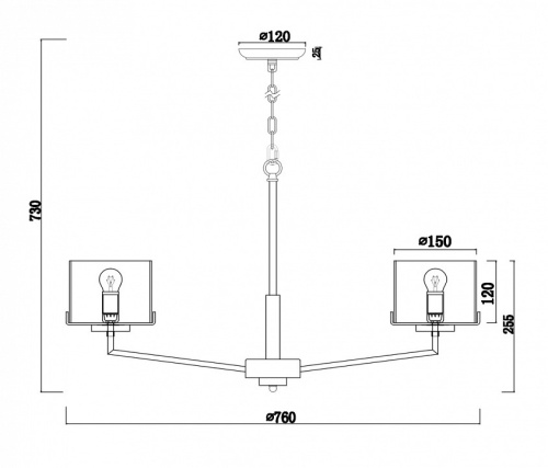Подвесная люстра Freya Karen FR5096PL-08CH в Нижнем Новгороде фото 4