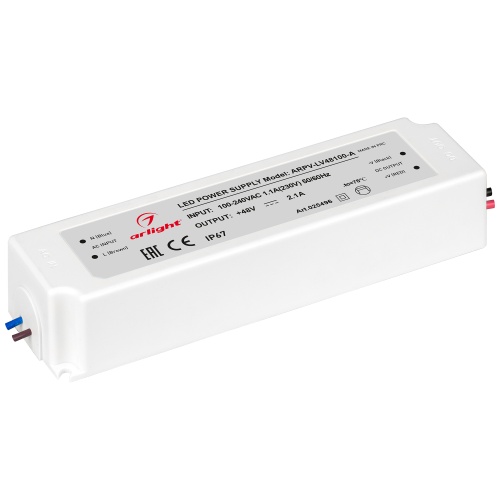 Блок питания ARPV-LV48100-A (48V, 2.1A, 100W) (Arlight, IP67 Пластик, 3 года) в Сафоново фото 3