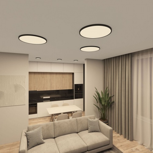 Накладной светильник Denkirs THIN DK6522-BK в Нижнем Новгороде фото 2