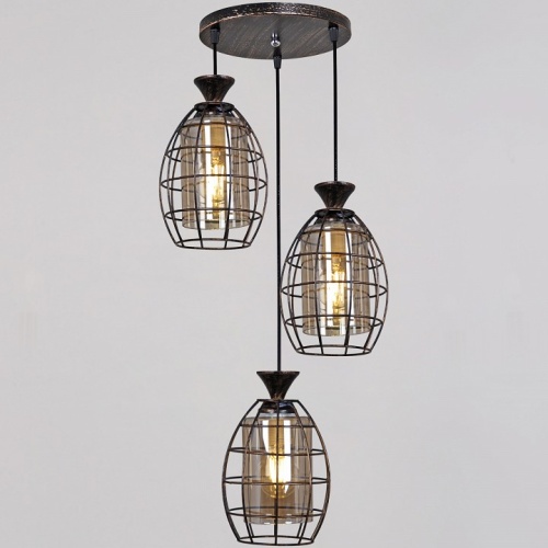 Подвесной светильник 03525-0.9-03 BK+GD в Нижнем Новгороде