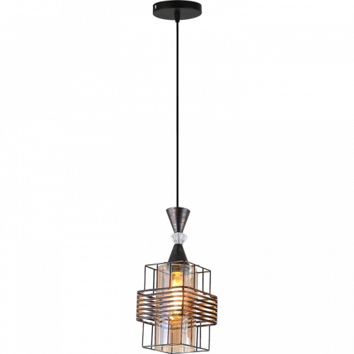 Подвесной светильник 03128-0.9-01 BK+PATINA GOLD в Нижнем Новгороде фото 2