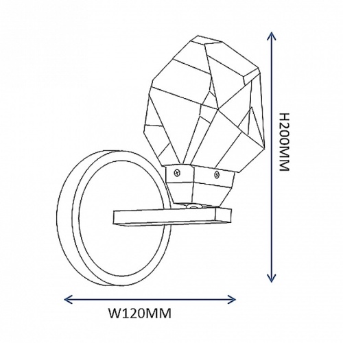 Бра Imperiumloft CRISTEL CRISTEL-WALL-A01 в Нижнем Новгороде фото 13