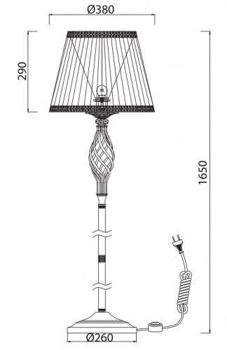 Торшер Maytoni Grace RC247-FL-01-R в Нижнем Новгороде фото 5