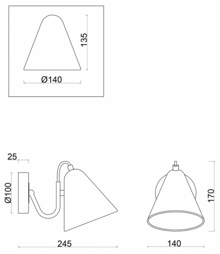 Бра Freya Falke Market FR8001WL-01WG в Нижнем Новгороде фото 2