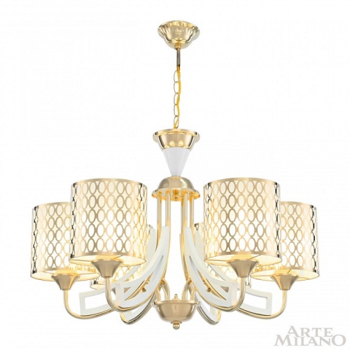 Подвесная люстра Arte Milano Florentia-3387 303387/6 Wh/Gd в Нижнем Новгороде фото 9